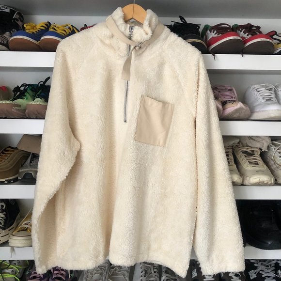 HELMUT LANG Shaggy Fleece Sweatshirt